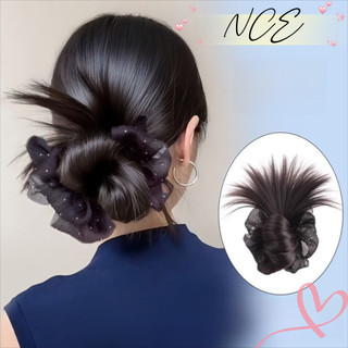 Tóc Bun Kẹp Làm Từ Lông Tơ Tổng Hợp, Dành Cho Tóc Thật Hoặc Là Tóc Giả Tự Nhiên