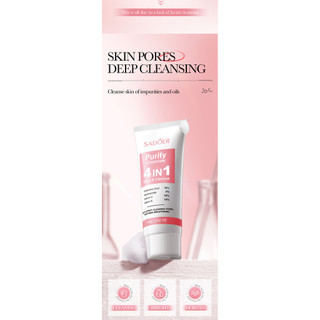 Sữa rửa mặt đa năng bốn trong một SADOER Pore Purifying Cleanser Facial Cleanser