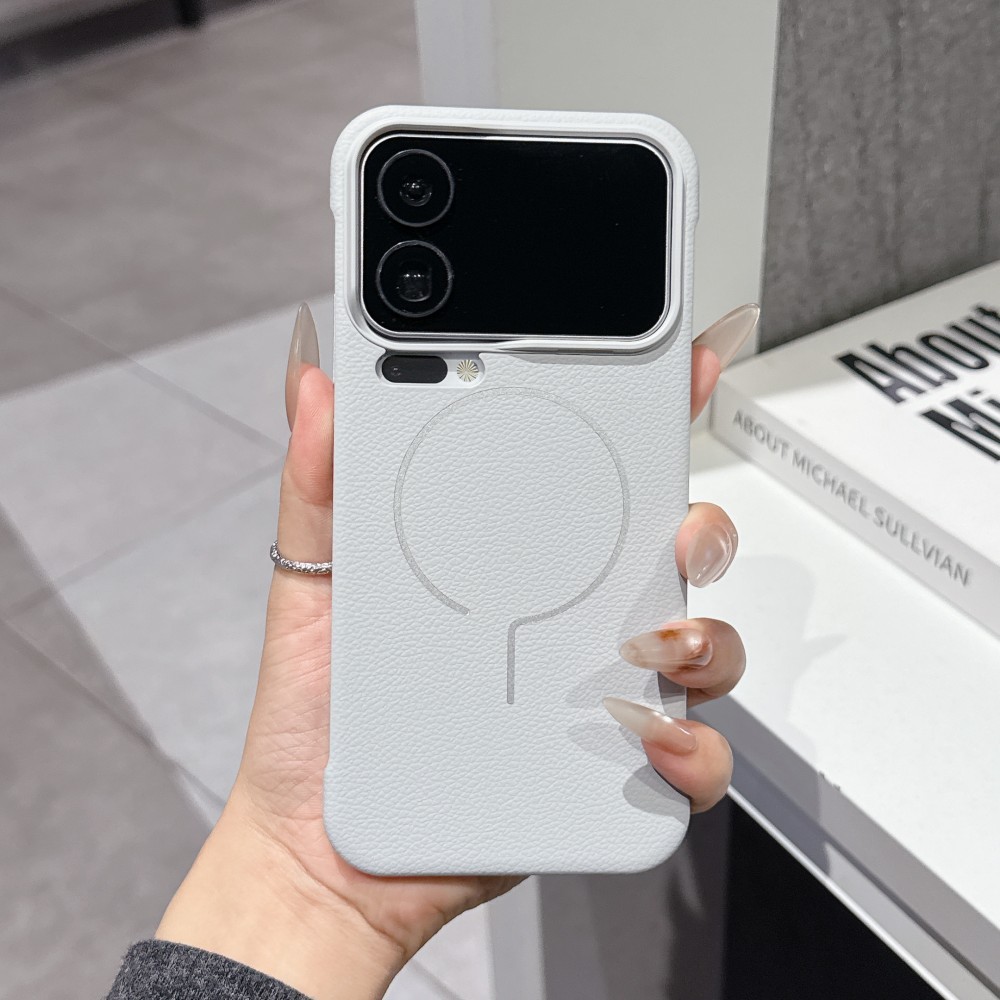 Ốp điện thoại viền nâng ống kính từ tính không viền cho Xiaomi 17 15 14 Pro 17 Pro Max 15 14 Ultra Chống trượt Chống rơi Vỏ điện thoại thời trang đơn giản
