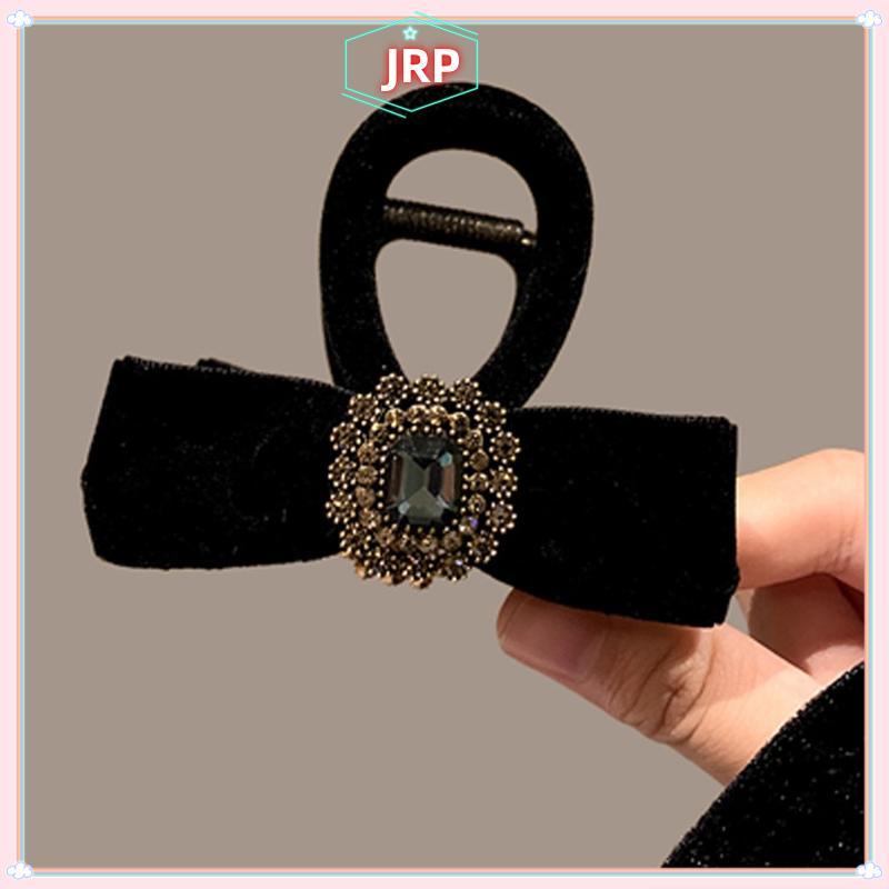 JRP Pháp Retro Kim Cương Giả Nơ Thời Trang Nữ Kẹp Tóc Phụ Kiện JRP