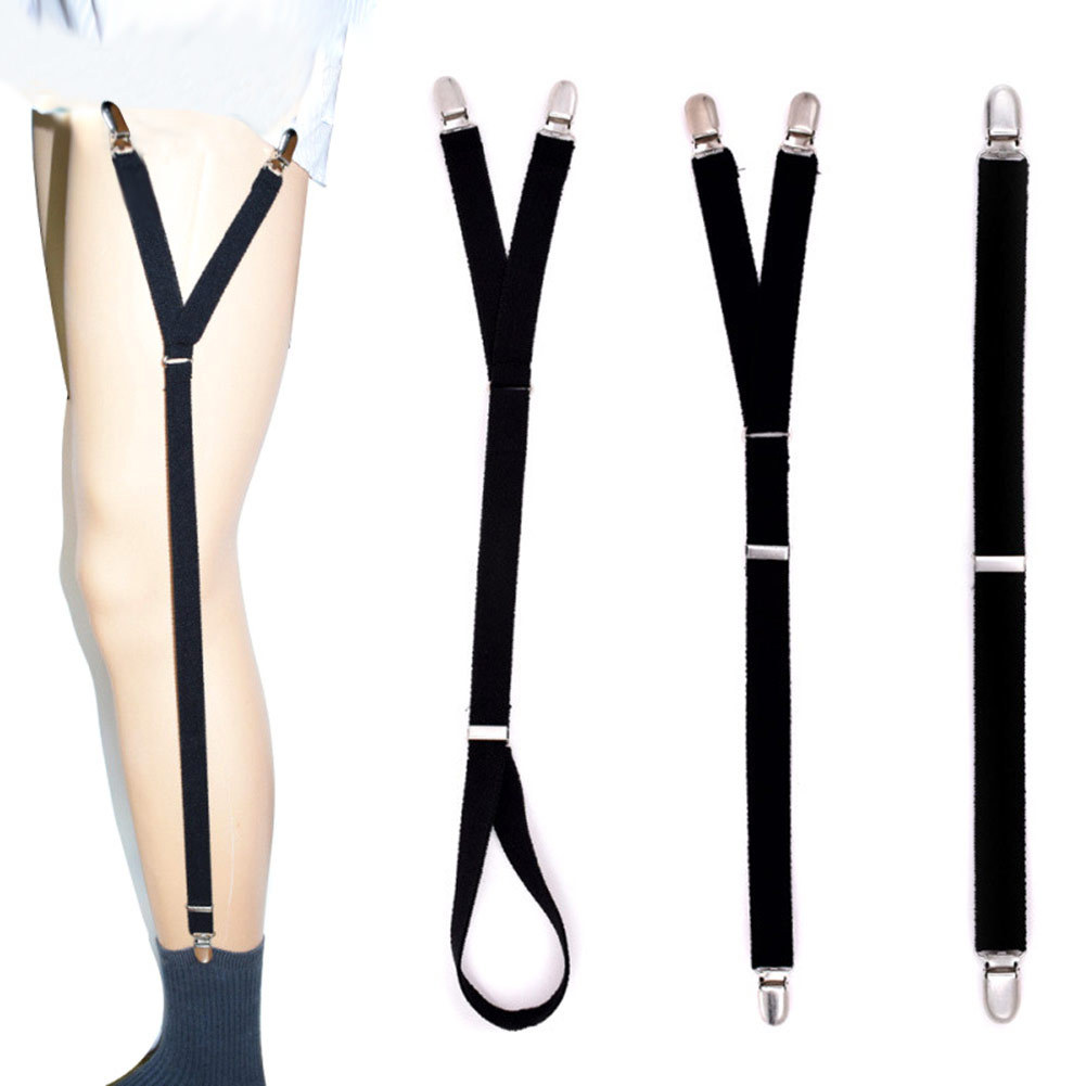 Hình chữ Y có thể điều chỉnh, đồng phục áo sơ mi với kẹp chống trượt giữ áo tuck suốt ngày