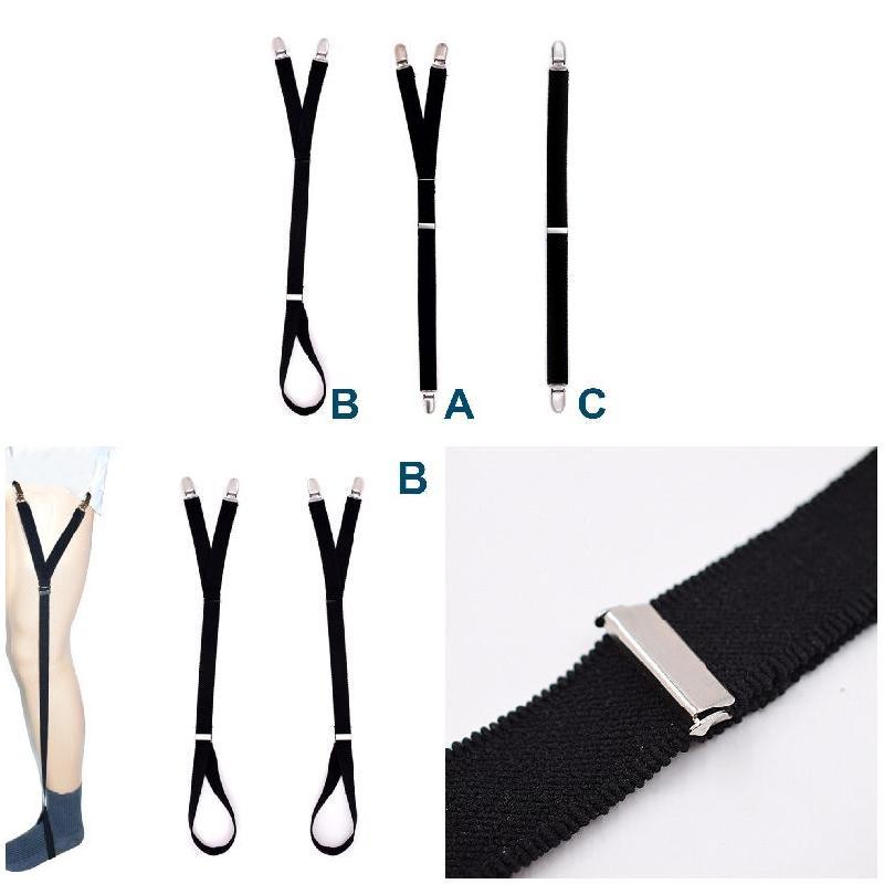 Hình chữ Y có thể điều chỉnh, đồng phục áo sơ mi với kẹp chống trượt giữ áo tuck suốt ngày