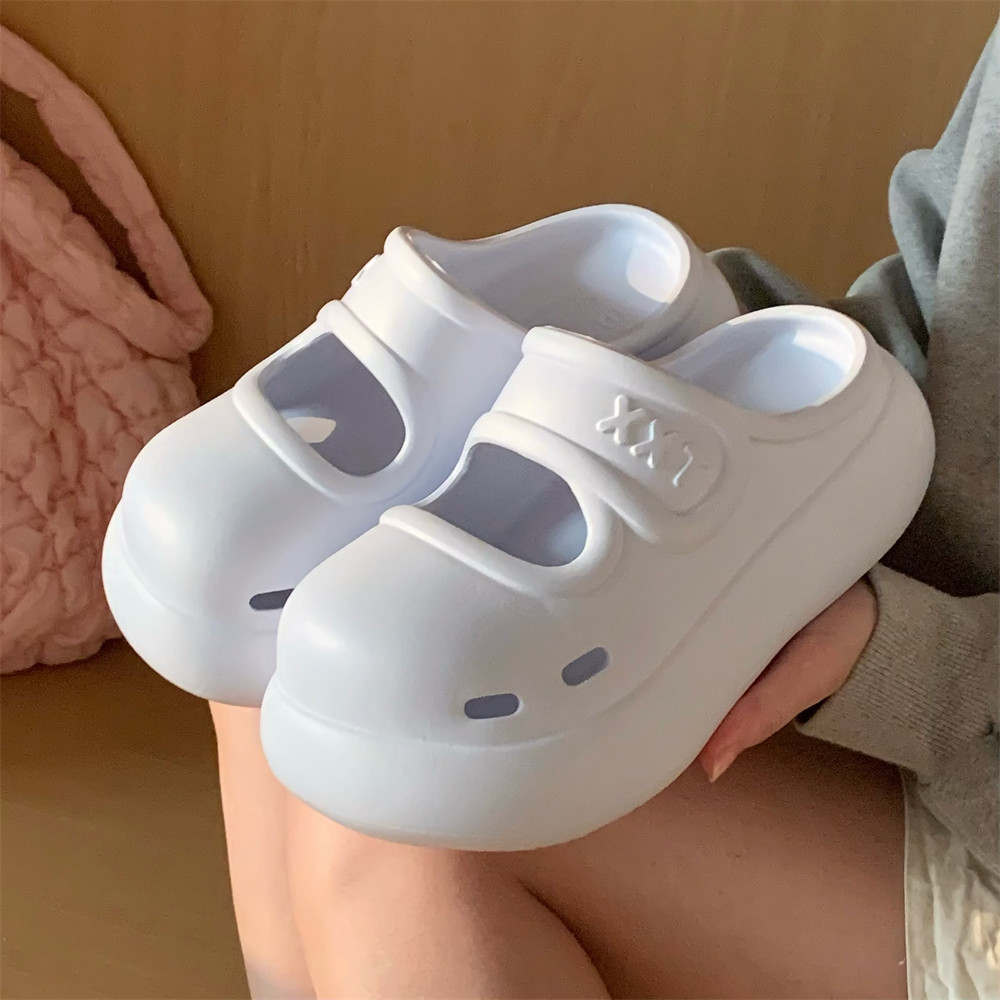 XIXITIAO Mary Jane Dép Dép Đế Dày Thoải Mái Nữ Giải Trí Kỳ Nghỉ Đi Biển Mùa Hè