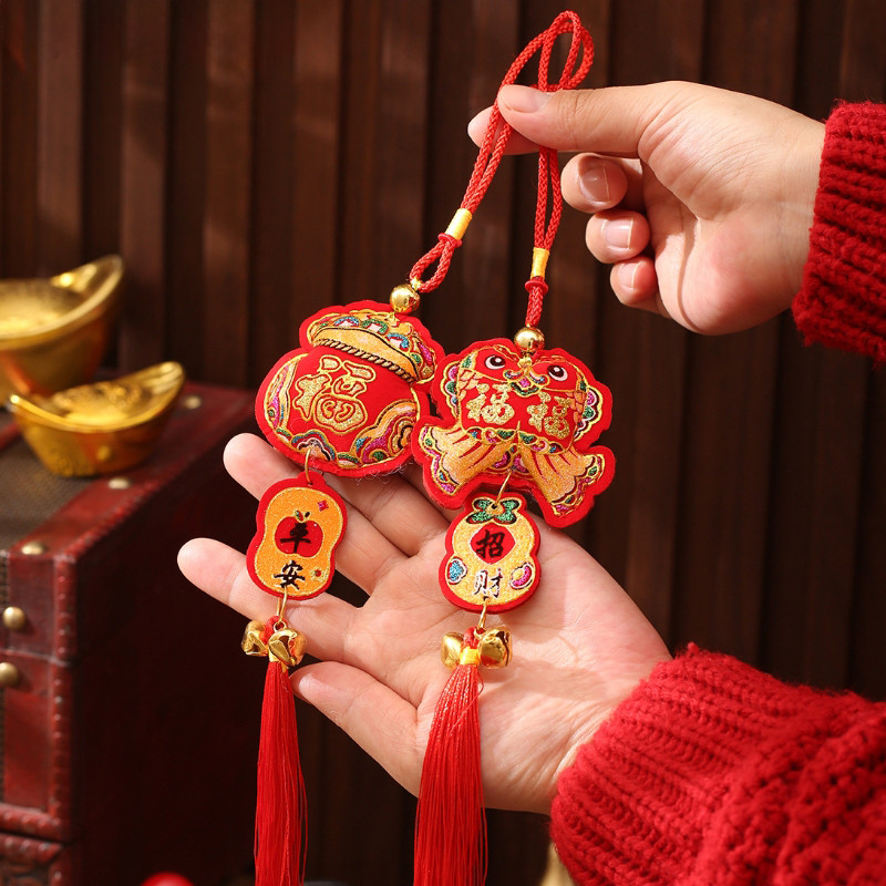 Tết Nguyên Đán Cá Chép May Mắn Mặt Dây Chuyền Trang Trí Cho Gia Đình Phòng Khách Cây Cảnh Món Quà Trang Trí