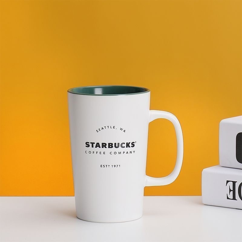 Cốc sứ starbucks đẹp cao cấp văn phòng cà phê Hàn Quốc cỡ lớn | BigBuy360 - bigbuy360.vn