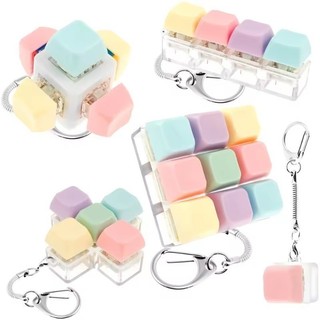 Bán Bàn Phím Fidget Đồ Chơi Bàn Phím Fidget Móc Khóa Bàn Phím 4 Trong 1 Nút Giải Nén Giảm Căng Thẳng Fidget Người Lớn Lo Âu Quà Tặng