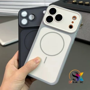 Ốp điện thoại cho iPhone 14 15 16 17 Pro Max 14 / 15 / 16 Plus13 vỏ silicon + PC Vỏ bảo vệ chống sốc toàn diện từ tính