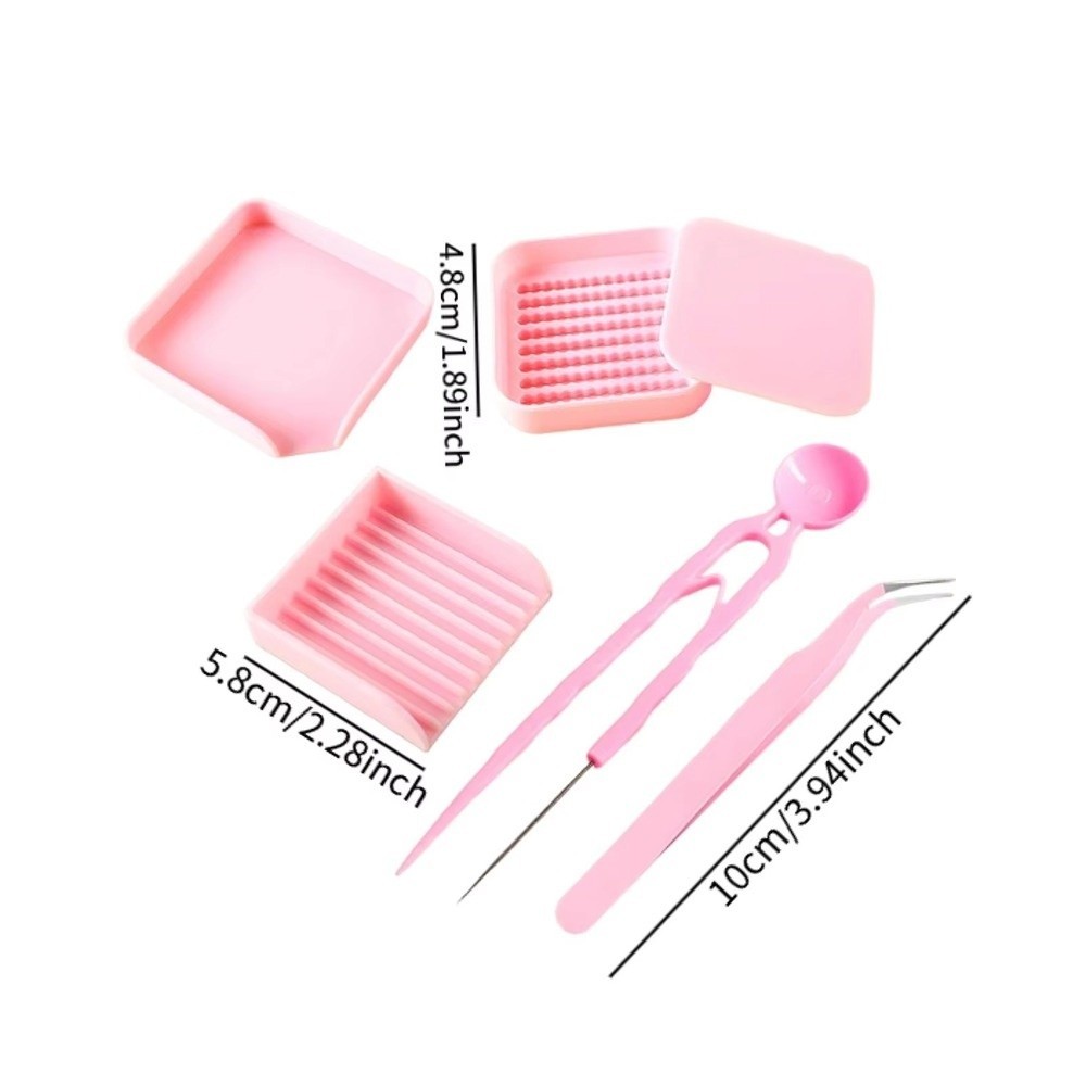 Bộ nhíp cầm tay cho hạt cầu chì 2.6mm, công cụ DIY handmade Perler Beads với bộ đệm hạt nhựa hiệu quả