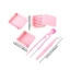 MINIMALY Nhíp kim đơn 2.6mm, bộ 3/4/5 cái kèm khay chọn hạt, bộ dụng cụ đính cườm cầm tay hiệu quả DIY