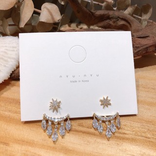 Bông tai bạc 925 cao cấp phong cách retro với hình ngôi sao tua rua, phù hợp thời tiết se lạnh