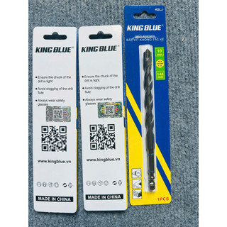 Mũi khoan không tắc kê KINGBLUE KBLJ 3-10mm Mũi khoan đa năng khoan tường gạch men bắt vít không dùng tắc kê - lục giác