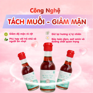 Nước Mắm Cá Cơm Than Mật Hoa Dừa MAMACOOK - 1 Chai/ 60ml - Bổ Sung Đạm - Hỗ Trợ Ăn Dặm Cho Bé