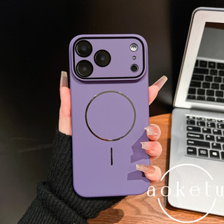 Vòng mỏng kim loại hút từ tính thích hợp cho vỏ điện thoại Apple 17promax thích hợp cho 16 màu tương phản 15 / 14 / 13 chống rơi với màng ống kính bao gồm tất cả vỏ cứng PC mờ