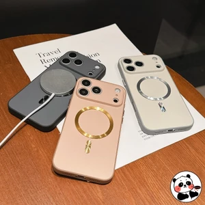 Ốp Điện Thoại Từ Tính Sang Trọng Cho Redmi R70 R70M Turbo 5 Max 4 A7 Pro 15A 5G 4G Vỏ Sạc Không Dây Dễ Thương Đơn Giản Mềm Chống Rơi Vỏ