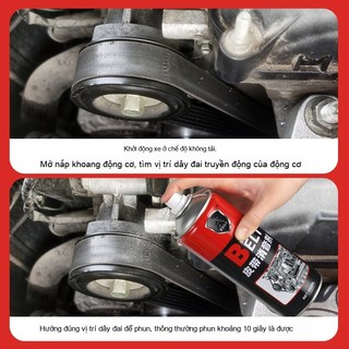 Chất bôi trơn giảm ồn cho nhiều loại dây curoa Belt Silencer, Bôi Trơn, Bảo Dưỡng, Cánh Cửa, 450ml, Dây Curoa