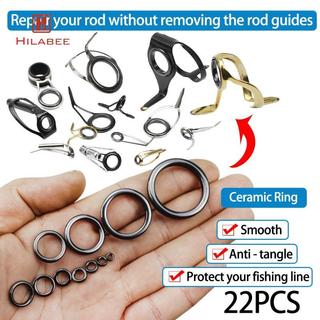 Bộ phụ kiện cần câu HILABEE bằng gốm sứ, phù hợp cần câu nước mặn