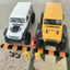 4 Phụ kiện khóa học bánh xích RC - Tỷ lệ 1 / 18 1 / 24 & Dấu hiệu giao thông cho TRX4M Axial SCX24 FCX24