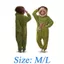 Bộ đồ ngủ có mũ trùm đầu OUSXA, Làm dày kết cấu sang trọng Bộ đồ ngủ Onesie miệng lớn, Bộ đồ ngủ lông cừu san hô mềm mại hoạt hình Unisex