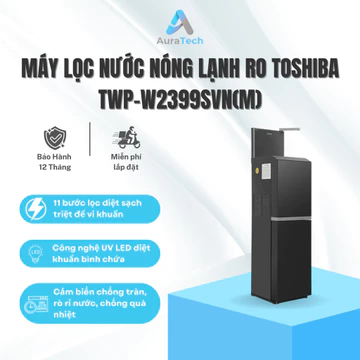 [Shopee Lắp đặt 0Đ HN HCM] Máy Lọc Nước Giữ Khoáng RO Plus TOSHIBA Originpure TWP-W2399SVN(M) - Nước Nóng Nguội Lạnh