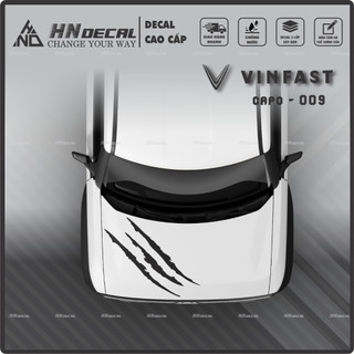 DECAL DÁN CAPO XE VF3 - TEM DÁN CAPO VF3 MẪU MỚI NHẤT Tem VF3 cao cấp ( MẪU 09 )