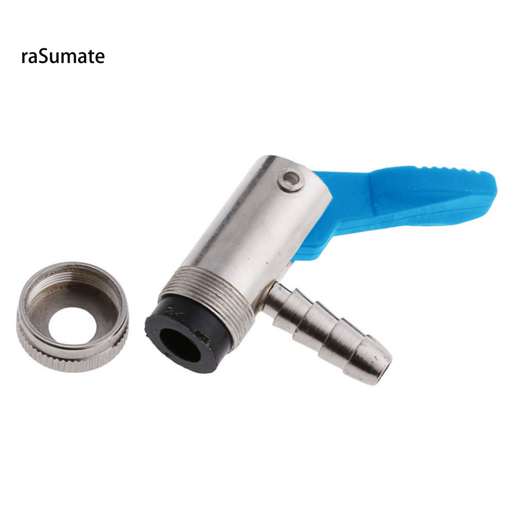 < rasumate > 6mm / 8mm Xe Máy Xe Máy Lốp Xe Đạp Máy Bơm Hơi Lốp Van Bơm Không Khí Đầu Nối Chuck