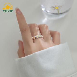 Nhẫn nữ vintage hoa cúc dễ thương, có thể điều chỉnh size, phù hợp nhẫn cưới và đính hôn