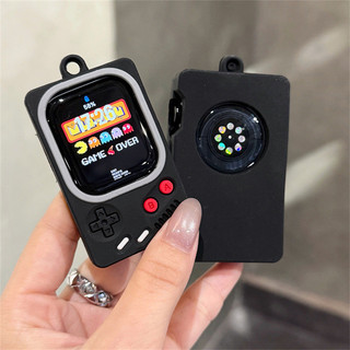 Hộp bảo vệ silicon bảng điều khiển trò chơi cổ điển Thích hợp cho iwatch S11 10 9 8 utrra 7 6 5 4 SE 3 2 1 Kích thước 38mm40mm41mm42mm44mm45mm46mm49mm