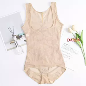 DARON Giảm Béo Body Shaper, Cross Fit Lưới Mỏng Sau Sinh Shapewear, Liền Mạch Bụng Điều Khiển Quần Lót Liền Mạch Nữ Corset Jumpsuit Nữ Nữ Nữ