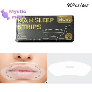[Huyền bí] 90Pc / bộ Quần lót chống ngáy cho trẻ em Ngủ đêm dành cho người lớn Môi Mũi thở Cải thiện miếng dán Chỉnh sửa miệng Băng dính [Mới]