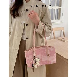 (Deal mở bán tặng quà QU3) Túi xách nữ đeo vai VINICHY, tote dung tích lớn size 30cm HA869