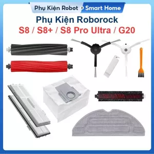 Phụ kiện Roborock S8, S8+, S8 Pro Ultra, G20, Chổi Cạnh, Bộ Lọc Hepa, Khăn Lau, Túi Đựng Bụi///
