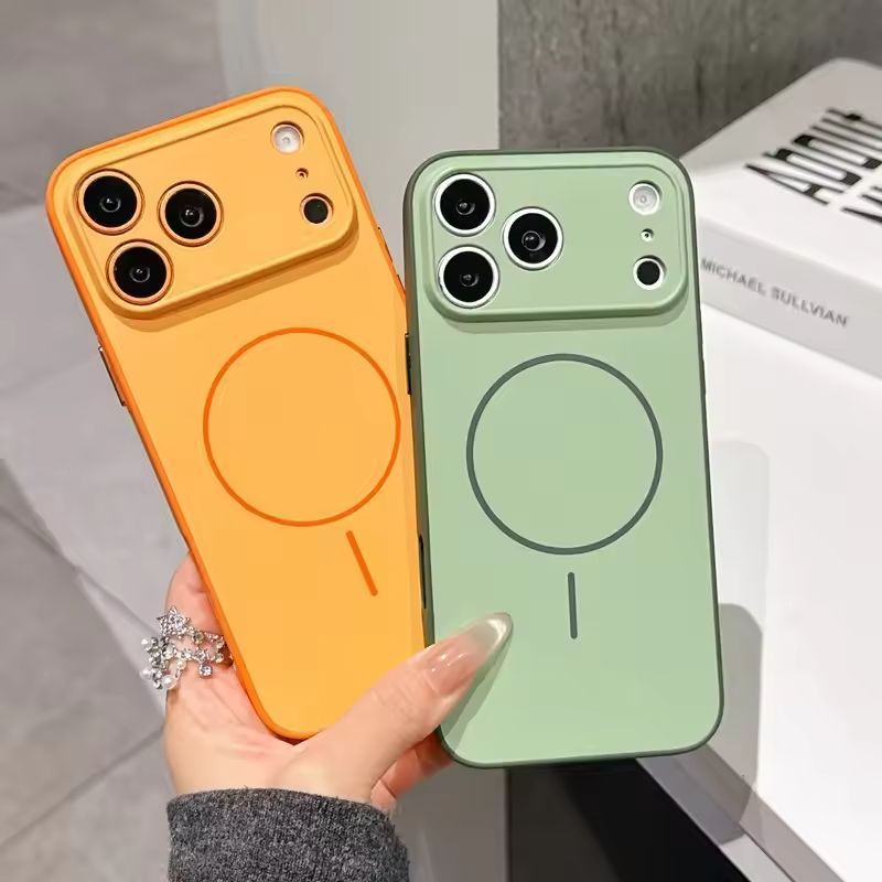 Ốp Lưng Silicon Chống Sốc Màu Sắc Nổi Bật Cho iPhone 17 16 Pro Max 17E 16E iP17 iP16 4G 5G 2026