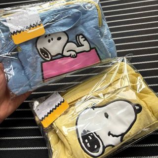 Túi đựng mỹ phẩm Snoopy Túi lưu trữ dung lượng lớn di động Giảm giá hiệu quả cao Sản phẩm chăm sóc da du lịch Túi đựng mỹ phẩm rửa