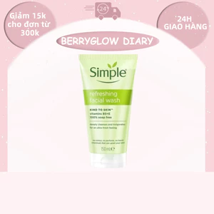 Sữa Rửa Mặt Simple – Làm Sạch Dịu Nhẹ, Mềm Da, Dùng Hằng Ngày