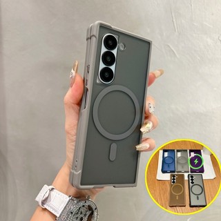 Ốp từ tính chống sốc bốn góc cho Samsung Galaxy Z Fold 7 Fold 6 Fold 5 Z Fold 4 Vỏ chống sốc