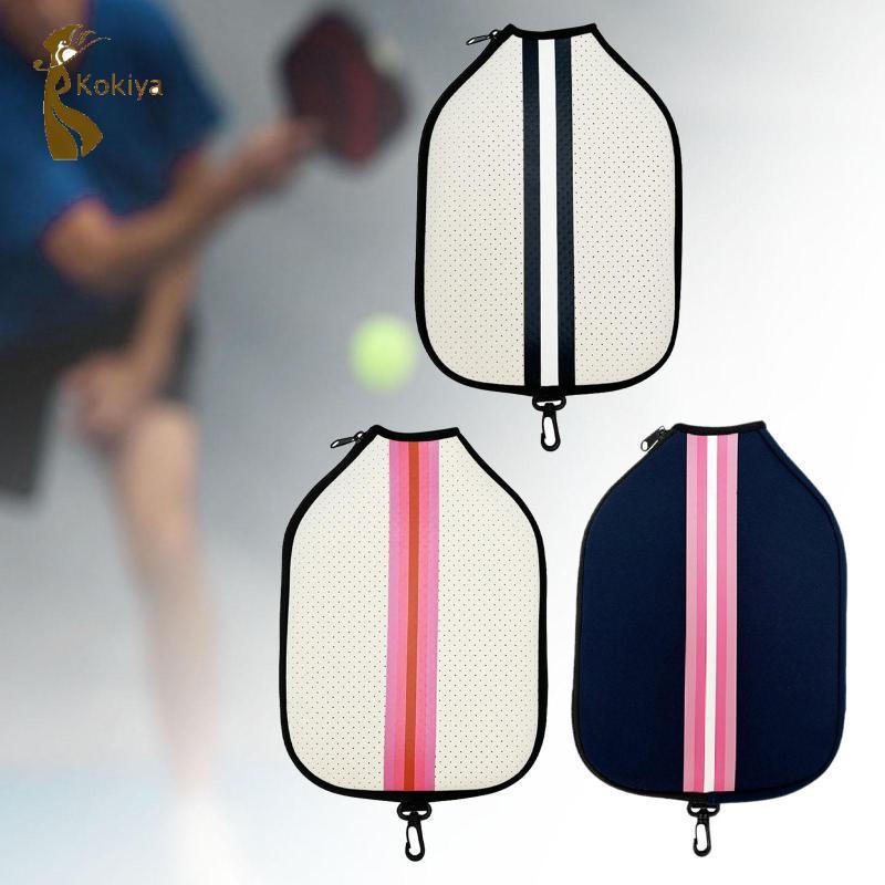 Túi bảo quản vợt pickleball với dây kéo và bao neoprene chống thấm nước, phù hợp cho luyện tập hàng ngày