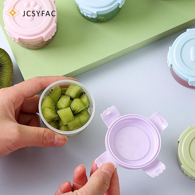 JCSYFAC 1 Chiếc Mini Nước Sốt Chai Gia Vị Hộp Salad Hộp Đựng Cho Thịt Nướng Ngoài Trời Bento Hộp Cơm Trưa Phụ Kiện Mới