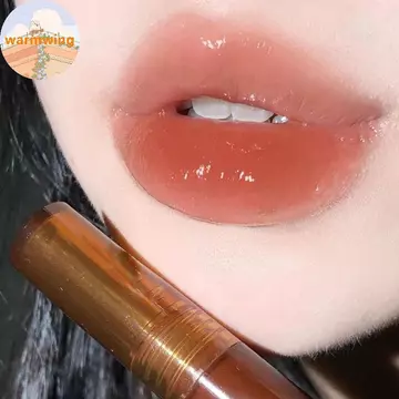 Warmwing Cappuvini Punk Màu Nâu Đậm Gương Nước Son Bóng Đỏ Son Men Thủy Tinh Trong Suốt Dầu Môi Chống Thấm Nước Chất Lỏng Lipsti Clear Tint Trang Điểm VN