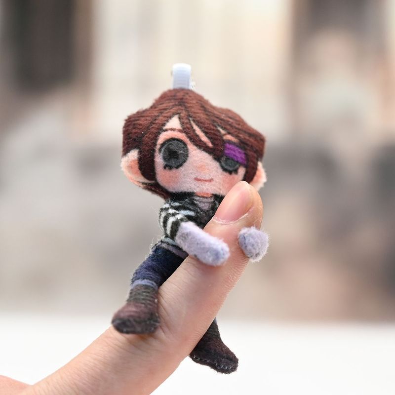 Identity V Luca Balsa Tù Nhân Búp Bê Sang Trọng Mini 5cm - Hoạt Hình Dễ Thương Móc Khóa Mặt Dây Chuyền Ngón Tay Con Rối Sưu Tập Quà Tặng
