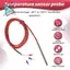 Cảm biến nhiệt độ PT100 RTD 6mmx80mm Class B 2M Gel tráng dây kháng lực Pt 100 Thép không gỉ