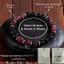 Vòng tay đính cườm Garnet tự nhiên Unisex - Pha lê đen & đỏ đậm - Miếng đệm bạc - Phong cách cổ điển thủ công