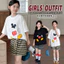 Bộ đồ thường ngày mỏng mùa hè cho bé gái 2026 Phong cách mới Áo thun hoạt hình trẻ em Mickey + Quần short sọc Bộ đồ hai mảnh