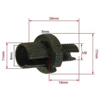 Any2Get5% Tắt 2 Chiếc M8 Đa Năng Ly Hợp Phanh Cáp Điều Chỉnh 8 Mm Vít Hạt Cho Xe Đạp Xe Đạp ATV Xe Máy
