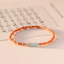 Vòng tay nữ từ đá Shoushan và ô liu, thiết kế văn học