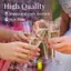 Cheenm 5 Chiếc Cốc Champagne Trong Suốt Dùng Một Lần Nhựa Sáo Ly Cưới Sinh Nhật Dự Tiệc Tiếp Liệu Thanh Uống Rượu Vang Đỏ Kem Cốc VN