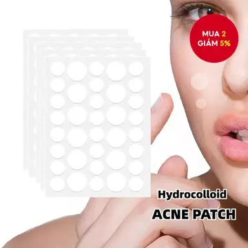 36 Miếng Dán Mụn Cho Mặt, Miếng Dán Mụn Hydrocolloid, Miếng Dán Che Mụn, Mụn Nhọt, Vết Thâm, Miếng Dán Che Mụn, Tem Dán