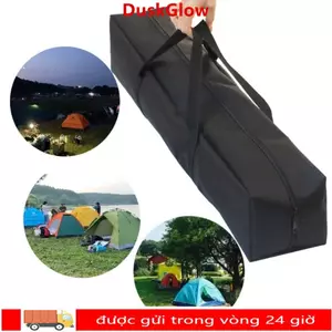Túi đựng lều DUSKGLOW, Túi đựng cột tán dung tích lớn bằng vải Canvas, Túi xách dã ngoại chống nước bền bỉ Đi bộ dã ngoại
