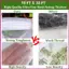 Lưới bảo vệ sân vườn Bộ màn hình và vòng tròn 10x33ft có kẹp Lưới cây trồng trong vườn chống bụi cho shopidaevn