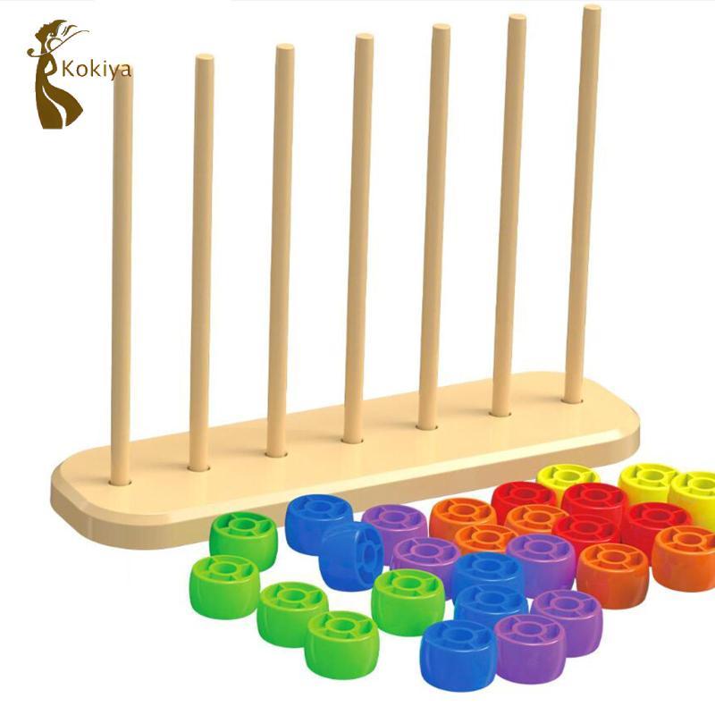 Đồ chơi xếp chồng nhẫn đếm cho trẻ mẫu giáo, Đồ chơi giáo dục để tuần tự, bé trai và bé gái
