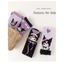 Bé Gái Bê Cotton Cho Bé Vớ Phong Cách Phương Tây Hoạt Hình Phong Cách Dễ Thương Bé Gái Giữa Ống Tất Xuân Hè Kuromi